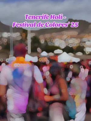 Tenerife Holi - Festival de Colores 2025 🌈 💦 #tenerife🇮🇨 #tiktoktravel #tenerife...